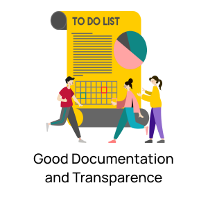 Good Documentation and Transparence